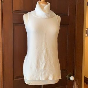 Soft, fashionable, sleeveless,cowl neck sweater